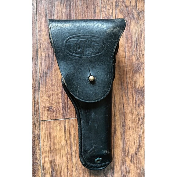 Original US WWII M1916 Colt M1911 Holster Made By Harpham Bros - RARE - Picture 1 of 12